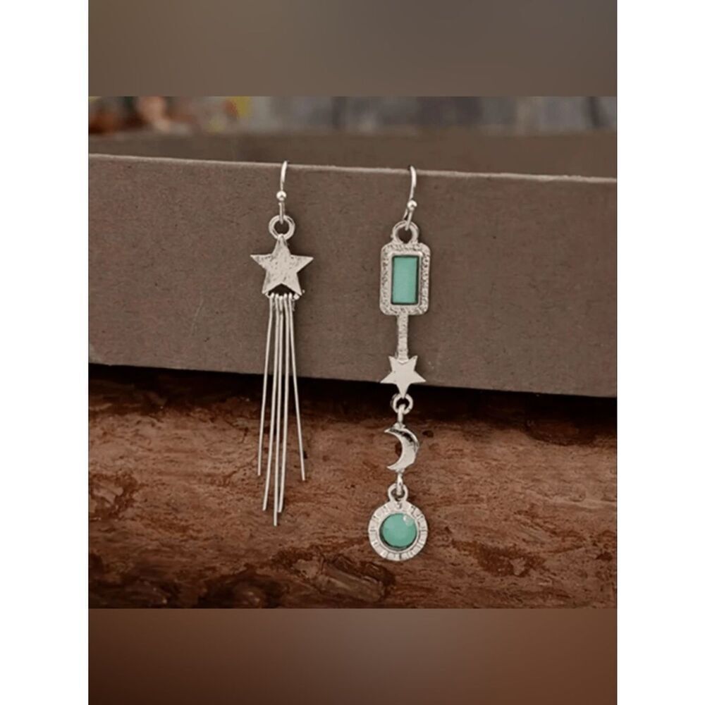 Moon dangle earrings S1366